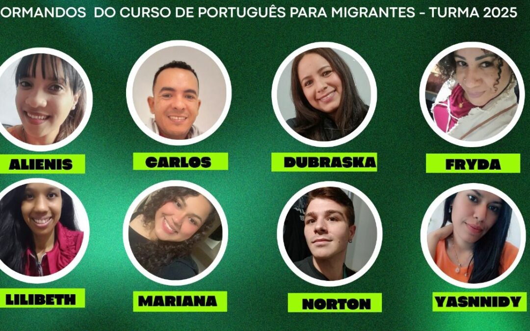 Albem forma alunos do curso de português para migrantes